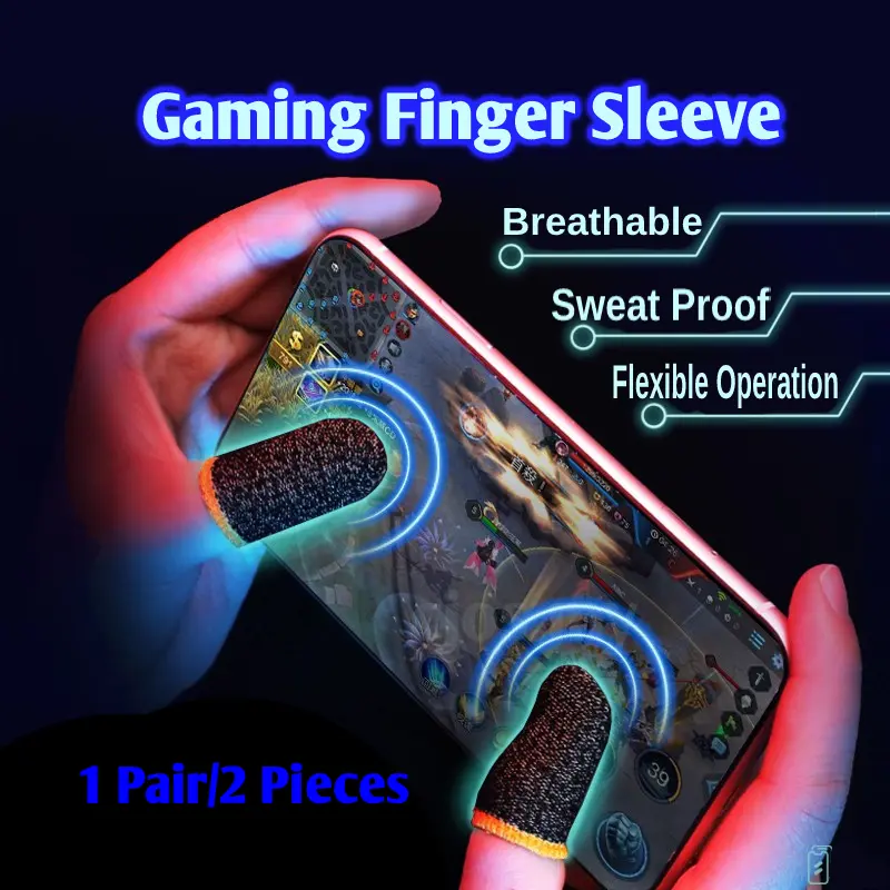 Bộ Ngón Tay Chơi Game, Chất Liệu Sợi Carbon, Chống Mồ Hôi Tay, Thích Hợp Chơi Game Di Động, Người Nổi Tiếng Trên Internet Chuyên Nghiệp, Chống Mồ Hôi