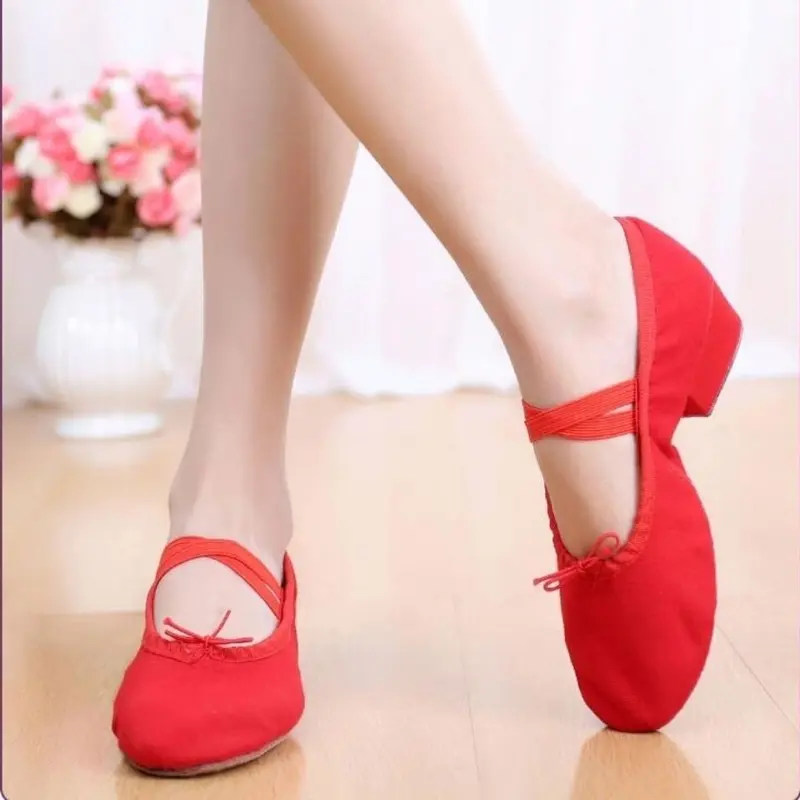 Giày Cao Gót Cho Trẻ Em, Hoa Nhài Nhỏ, Thích Hợp Khiêu Vũ, Giày Nữ, Giày Múa Ba Lê, Để Tập Nhảy Trong Nhà, Đế Mềm, Thích Hợp Cho Giáo Viên Khiêu Vũ 5