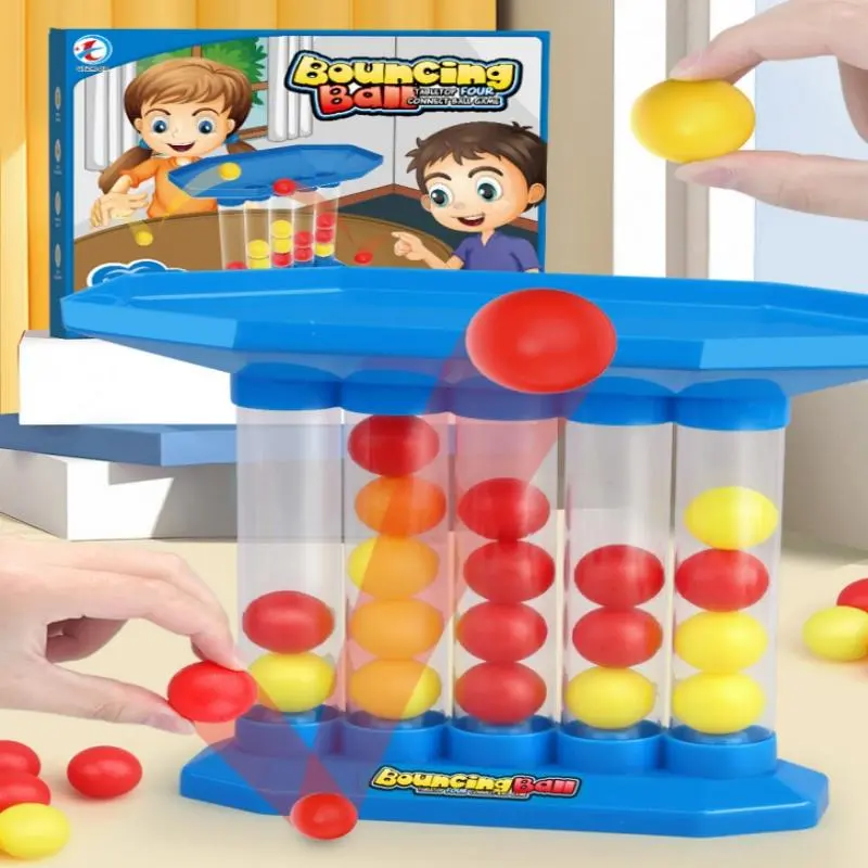 Bouncing Ball Toy, 1 Box Interactive Intelligence Game Toy, Parent-child Interactive Game Toy, Fun Game Toy for Kids