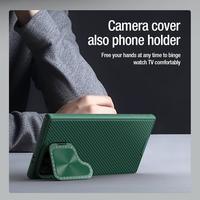 Gambar Case Compatible With Samsung Galaxy S24 Ultra / S24+ Plus / S24 Nillkin CamShield Prop Camera Cover Stand Casing - Black, S24 dari Nillkin Official Kota Bekasi 4 Tokopedia