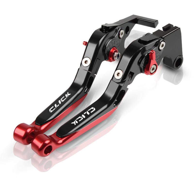 Product Introduction of For Honda Click 125i V1 V2 V3 150i V1 V2 V3 2015 2016 2017 2018 2019 2020 2021 2022 2023 Motorcycle CNC Alloy Adjustable Folding Extendable Brake Clutch Levers 12
