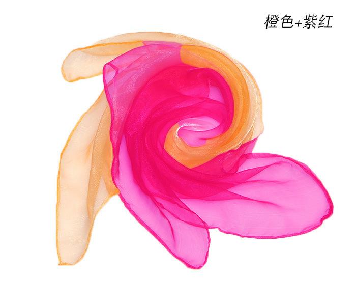 Product Introduction of Khăn Quàng quàng cổ Gradient Trơn Quà Tặng đầy màu sắc, Khăn Quàng quàng cổ vuông Nhỏ Thích hợp Biểu Diễn Khiêu Vũ, Biểu Diễn Mẫu Giáo, Khăn Quàng quàng cổ 9