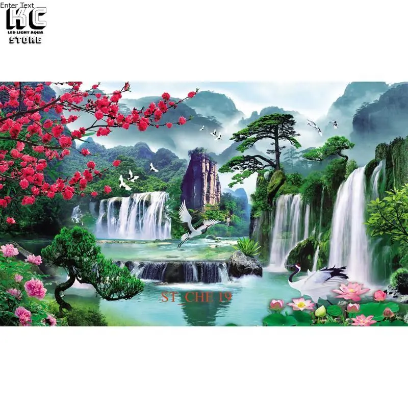 Tranh 3d dán bể cá trang trí bể cá nhiều kích thướt chọn lựa