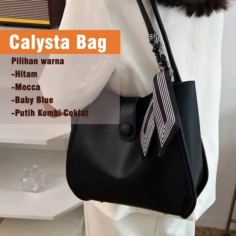 IZNADA BAGS - Paket Bundling Tas Selempang Wanita Tote 100rb dapat 4 Tas Tersedia Warna Hitam Full Ransel Backpack 4
