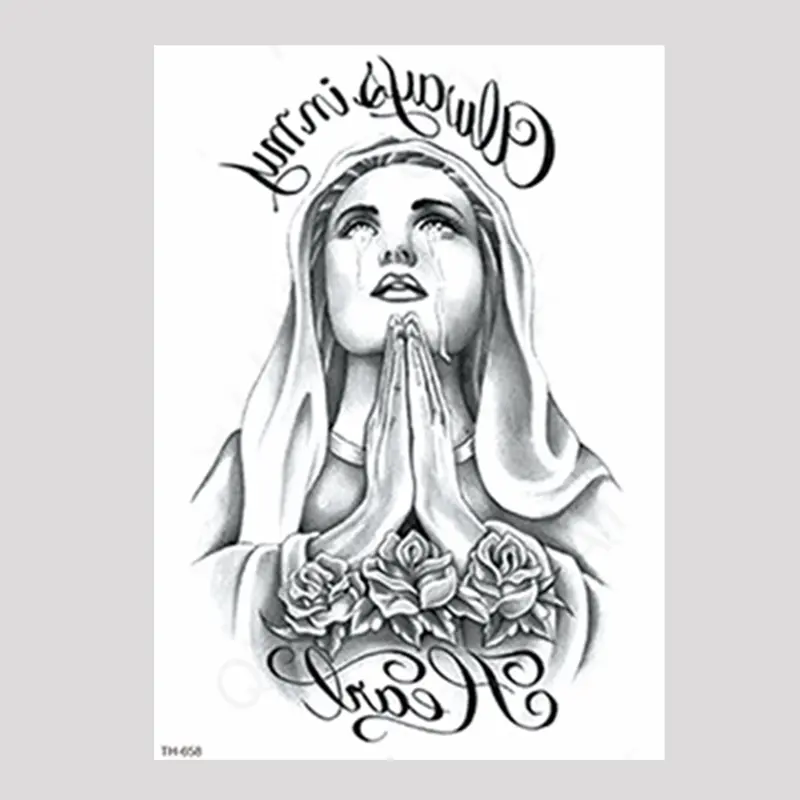 Stiker Tatto Temporary Wanita Waterproof Ukuran 21x15cm TH-12 7
