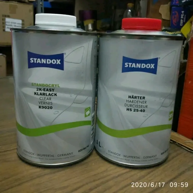 Vernish Standox Standocryl HS K9020 plus Hardener 0