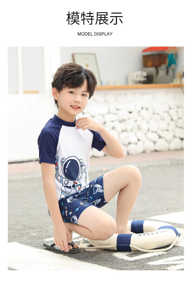 Product Introduction of 2024 New Children's Swimsuit Boys and Girls Split Quick-Drying Professional Swimwear Big Boys and Girls Swimsuit Outfit Wholesale 13