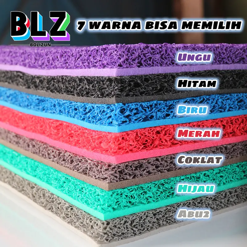 BOLIZUN Karpet Mobil Mie Bihun Custom Honda Brio 2012-2018 (2 baris, 2baris+bagasi) 8