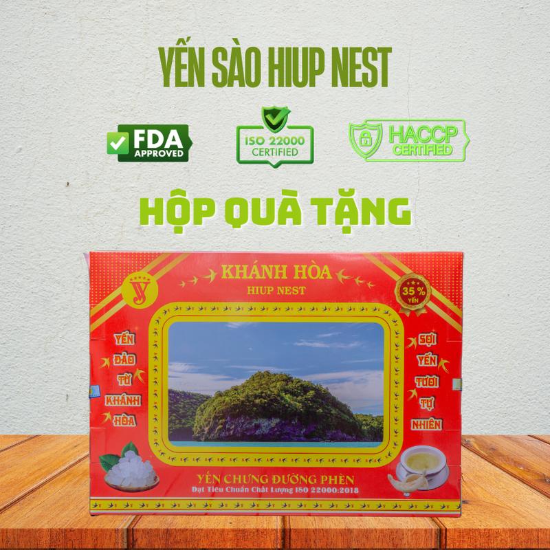 Combo 06 Hộp Yến sào chưng sẵn Hiupnest  với 35% Tổ yến từ Khánh Hòa ( Dạng Hộp quà ) 5