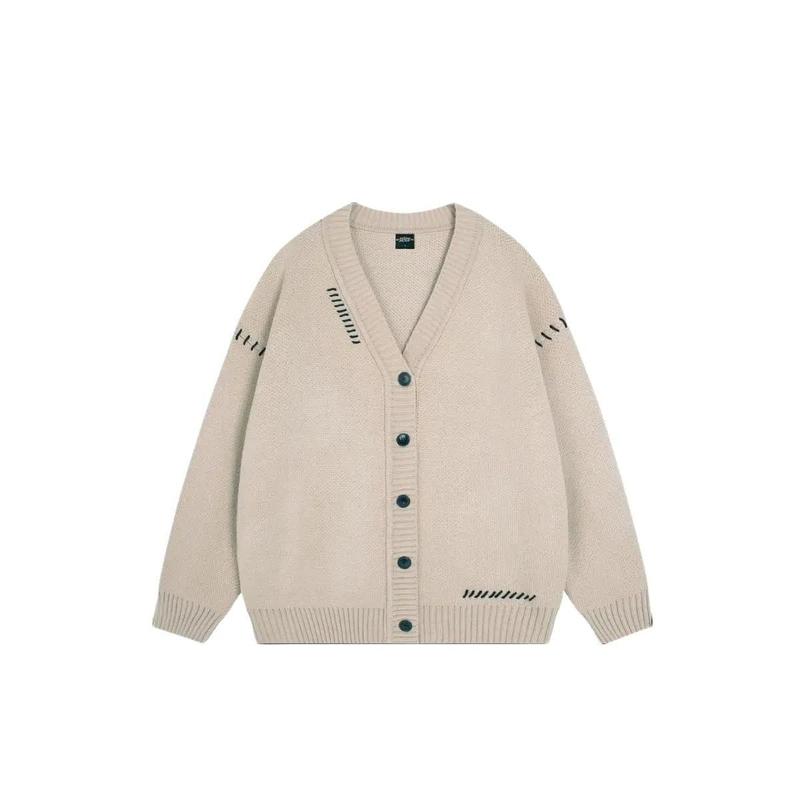 Áo Cardigan Len Unisex Sunset Beige/Black/Cream Form Hàn - Local Brand The Slick Way UNISEX