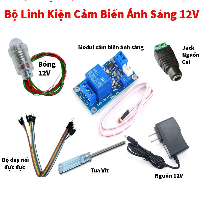 Bộ Linh Kiện Cảm Biến Nhiệt Độ, Độ Ẩm, Ánh Sáng Bài Tập Sách Công Nghệ Lớp 8