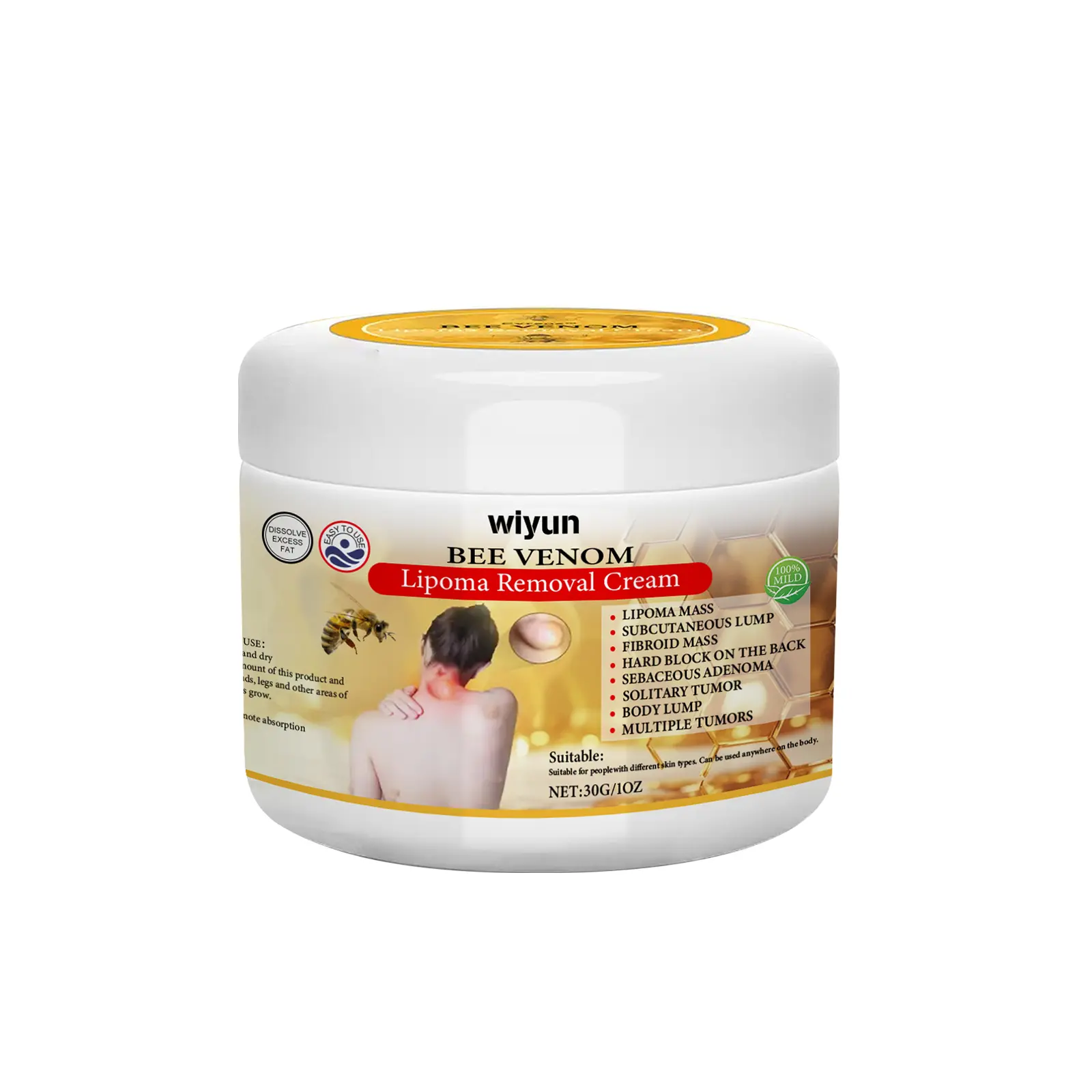 Wiyun Bee Venom Body Balm Body Treatment Body and Back Repair Nourish Massage Skin Care Topical Balm
