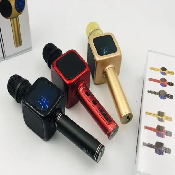 [CFNGJ] (HÀNG CAO CẤP) Micro hát karaoke bluetooth kèm loa 3 in1 YS-61 Mẫu Mới, Micro Hát Karaoke Không Dây SU-YOSD Ys-61 Với Chức Năng Thay Đổi Giọng Nói,Hàng Chuẩn Âm Thanh Chắc To Rõ.(Bảo Hành 12 tháng). 0