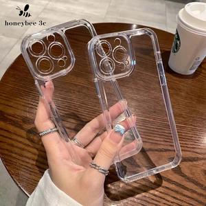 Space Shield Phone Case For  iPhone 14 15 Plus 13 Pro Max 12 Mini 11 Pro Xs Max X XR 7 8 Plus SE 2020 Transparent Shockproof Clear Back Cover