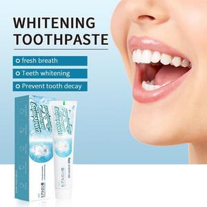 FJ teeth Whitening toothpaste baking soda Scoban Whitening Toothpaste with Hyaluronic Acid and Baking Soda for Brighter Teeth Yellow Removing Stain Double Mint Flavor Toothpaste
