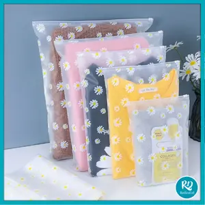 RD Ziplock Karakter Travel Pouch Serbaguna Polos Zipper Motif Packaging Storage Bag Tas Penyimpanan Pakaian Zip Lock Plastik anti Air