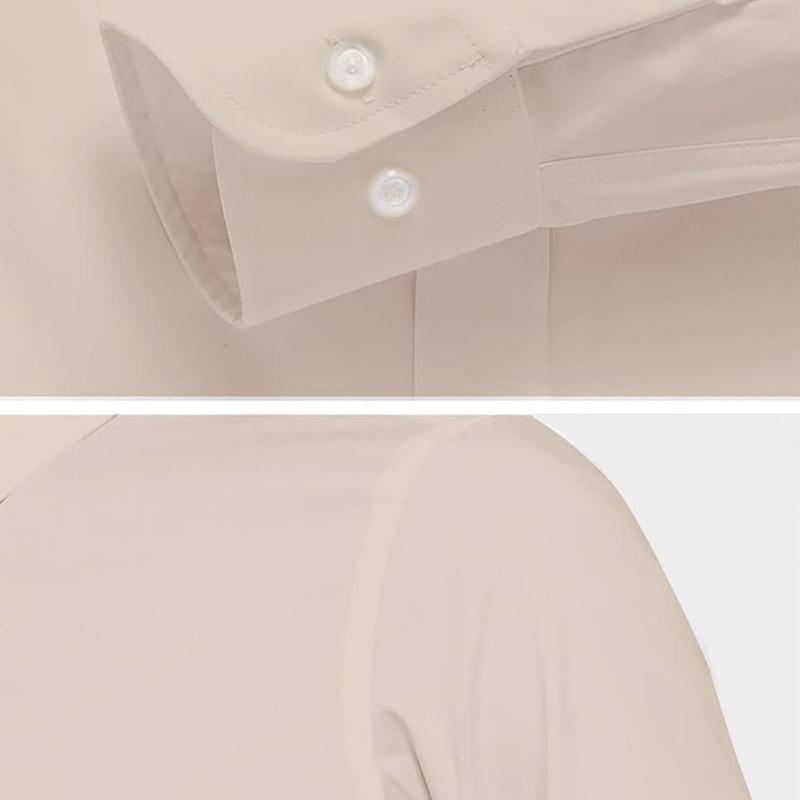 Product Introduction of AINO.ID Kemeja Formal Pria Kemeja Kantoran Kemeja Kerja Slim Fit Lengan Panjang Kemeja Putih Kemeja Keren Nyaman 6