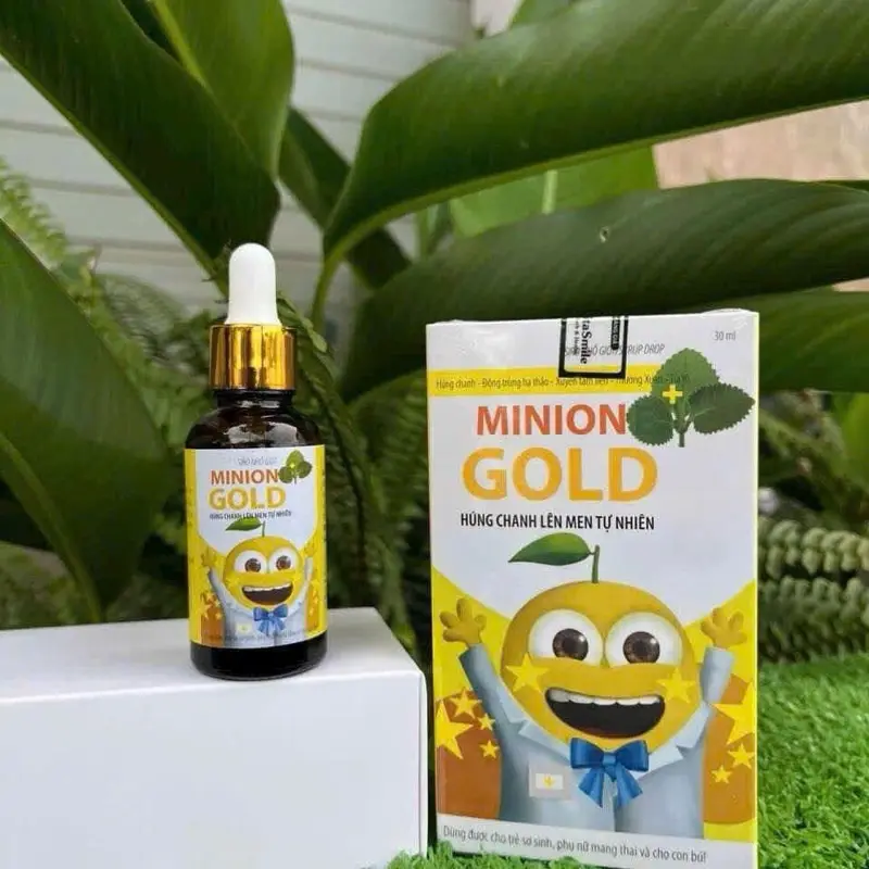 Húng chanh lên men minion gold 30ml