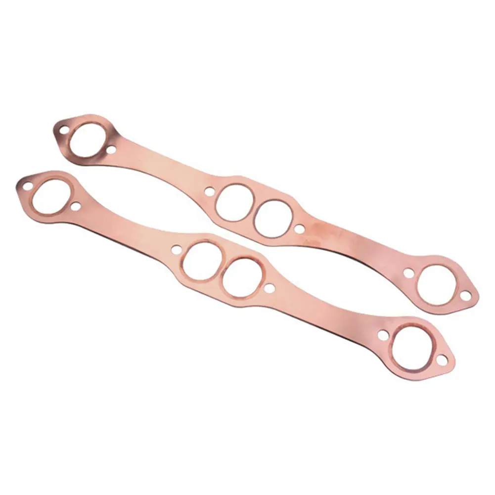 High-quality Gasket Exhaust Manifold Accessories Car Copper Easy Installation For Chevrolet Hand Tools Oval Port
