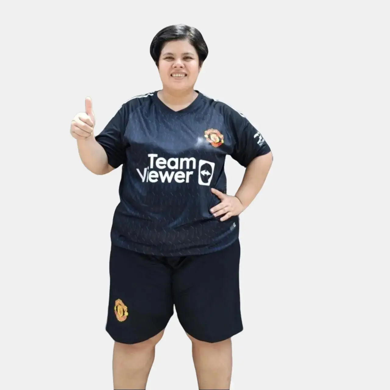 (BIGSIZE 160KG)Áo bóng đá bigsize 90kg đến 160kg màu đen