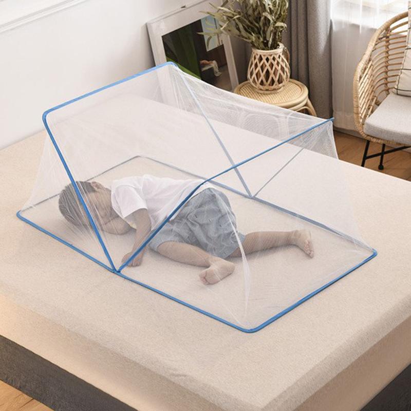 Product Introduction of 2024 Children Baby Mosquito Net for Bed Portable Foldable Newborn Travel Tent Free Installation Portable Baby Crib for Home 8
