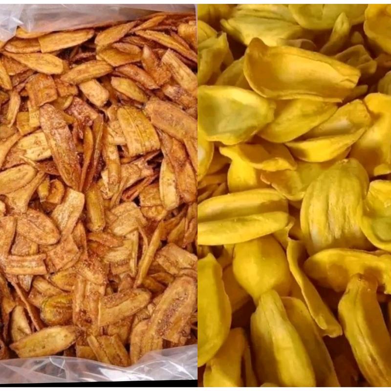  CoMBO .1kg . 500 gr Mít nguyên .500gr Chuối sấy mè 