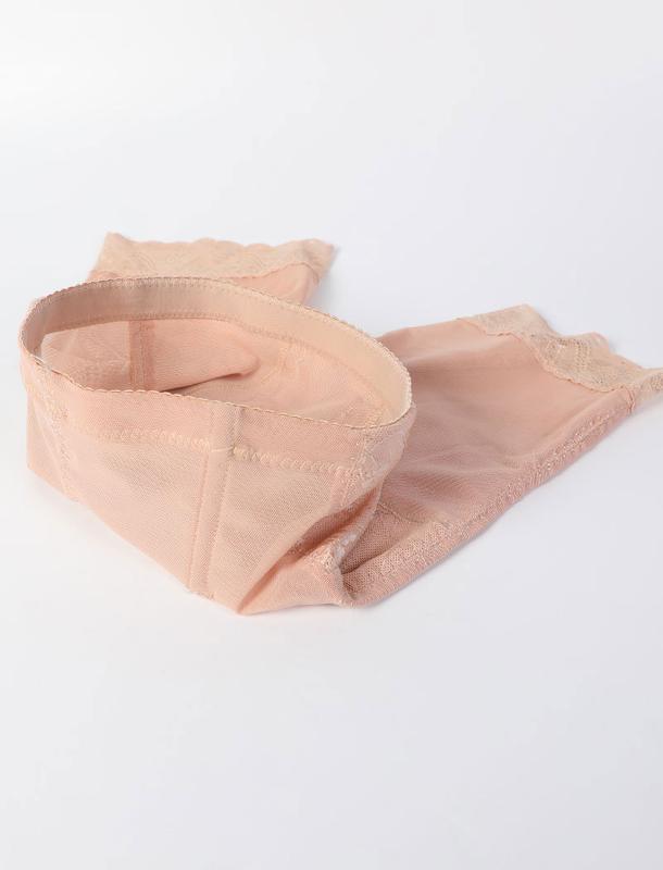 Product Introduction of Summer Men's Breathable Breasted Mesh Buckle Waist Shaping Hip Raise High Waist Body Shaping Fifth Pants Three Rows Six Buttons Belly Contracting Boxer 13