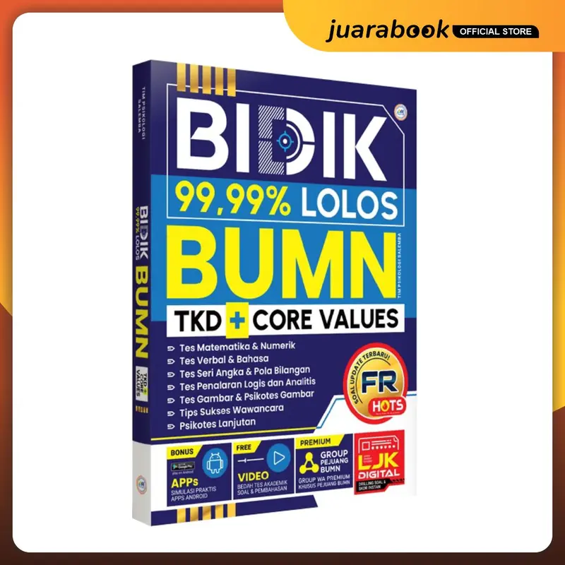 Buku BUMN 2023 Bidik 99,99% Lolos BUMN TKD + Core Values 0