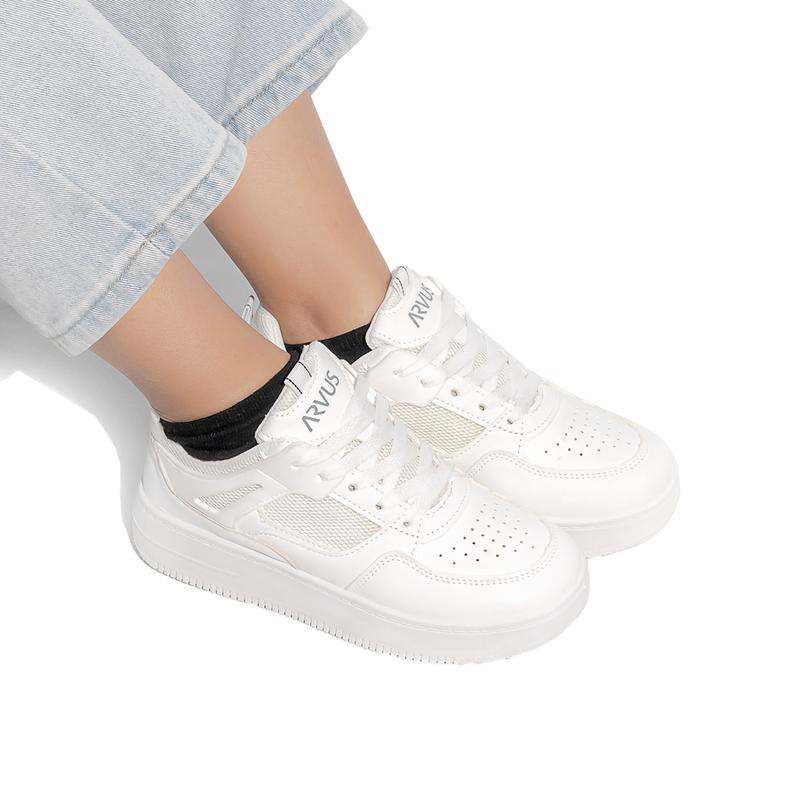 Arvus Maude Sepatu Sporty  Wanita Fashion Sneakers Tali Casual Shoes 8