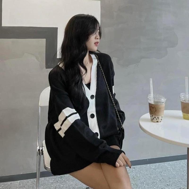  Áo cardigan bigisize khoác nhẹ nhàn nữ tính  cho chupby vải thun  nỉ tăm cao cấp dáng dài tay bồng KHOAC7 