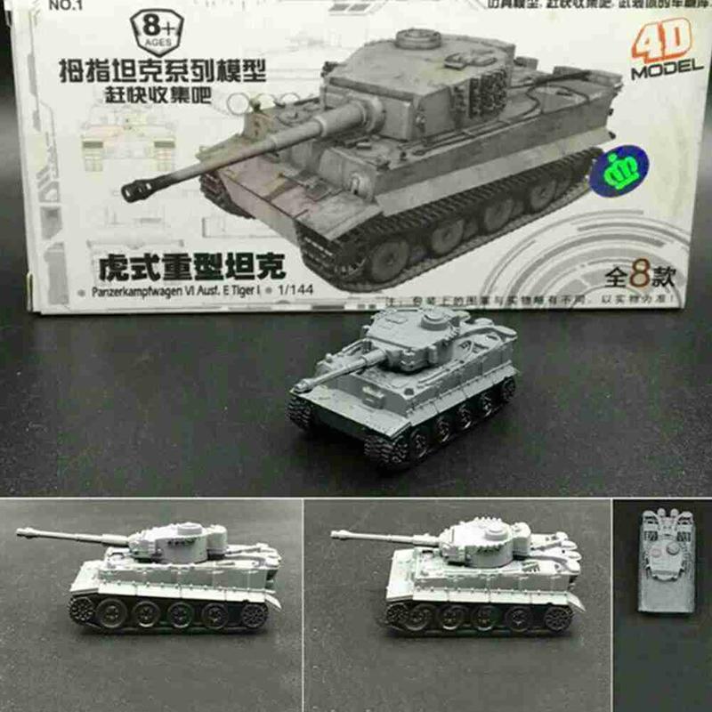 Product Introduction of 1:144 4D Finished Tank Model Main Battle Mini Thumb DIY Toy Model Tank Model Tank Battle 18