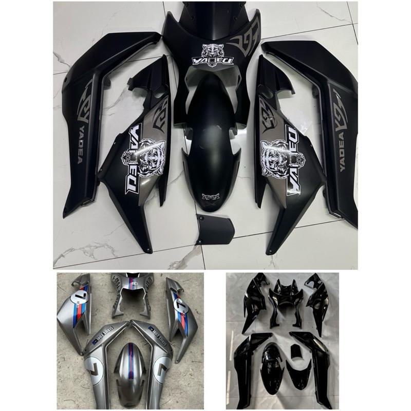 [có quà tặng] Bộ nhựa 6,7,8 món lắp xe điện Xmen đèn bi cầu- tặng kèm 4 ốc lắp mặt nạ nhỏ vào mặt nạ lớn phụ tùng xe điện Phụ Kiện tem