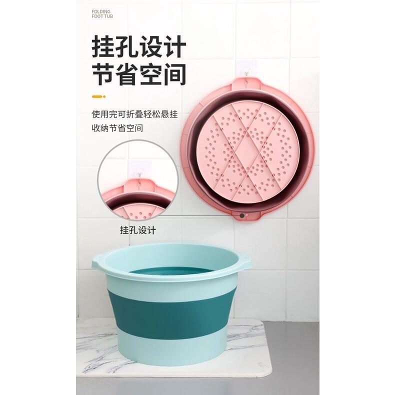 Product Introduction of Big Promotion Foldable Foot Bath Massage Foot Bath Portable Thermal Insulation Foot Bathtub Thickened Heightened Bucket Foot Bath Bucket 8