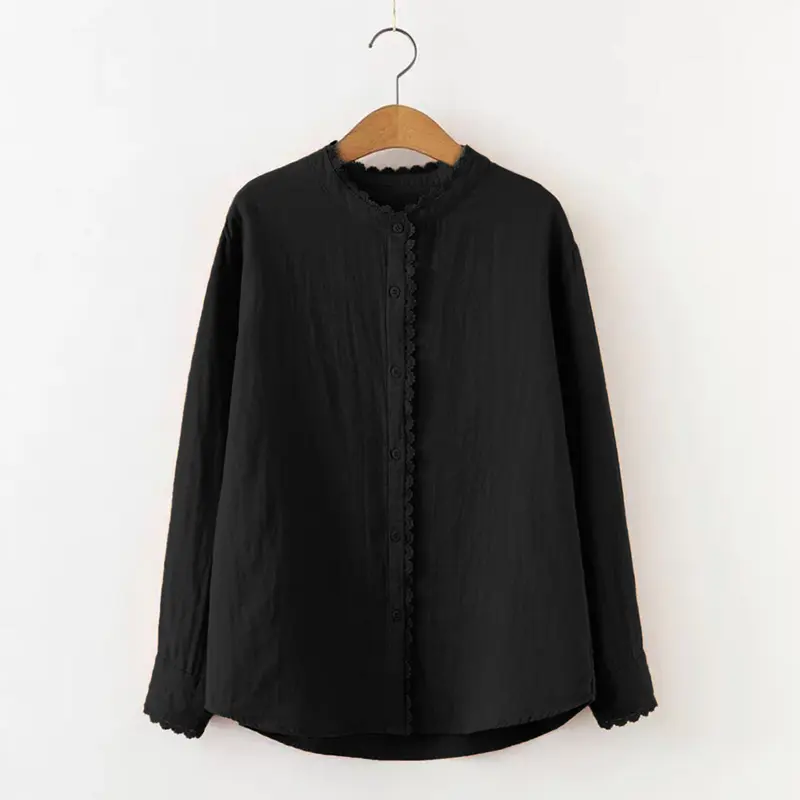 Baju Atasan Wanita - Zigas Top - Kemeja Simple Cringkle Airflow - Shirt Longsleeve Cantik Nyaman Korean Style Casual Fit 3