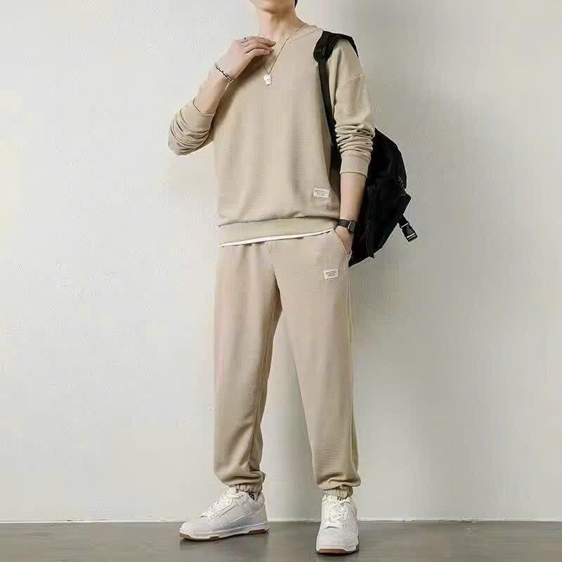 Product Introduction of Gym autumn and winter Cotton running fitness T-shirt double layer honeycomb mesh long sleeve tracksuit 25