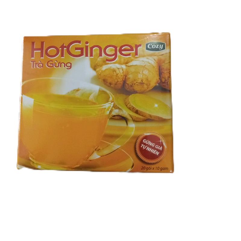  Trà Cozy Gừng Hoà Tan Hộp 200g - Thơm Mùi Gừng Già - Tea 