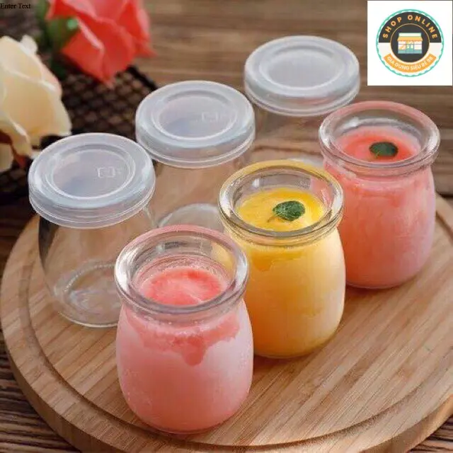 98 (GIÁ HỦY DIỆT) HŨ THỦY TINH CÓ NẮP LÀM SỮA CHUA 200ML, 100ML