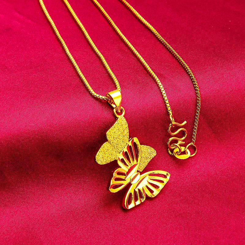 Bộ Vòng Cổ Vòng Tay Thắt Nơ, Dành Cho Nữ, Có Nhẫn, Thích Hợp Cho Đám Cưới, Phụ Kiện Trang Sức, Vòng Tay Và Vòng Cổ Bướm, Hàng Mới Về 3