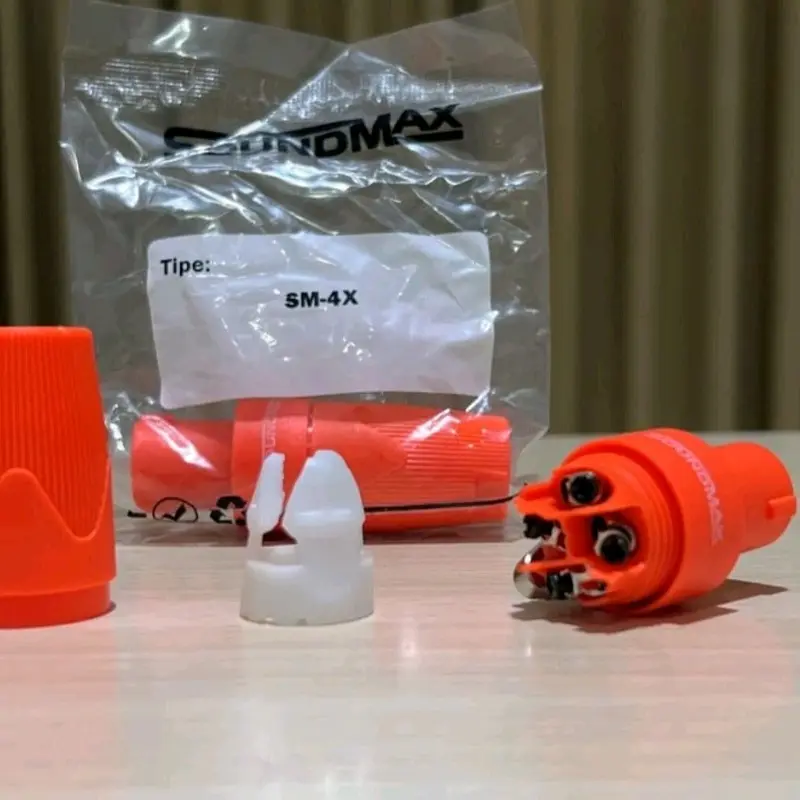 jack speakon male soundmax SM-4X orange original 1