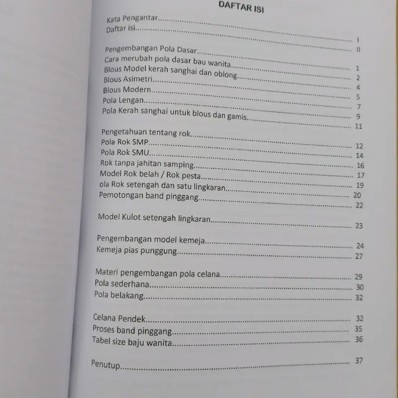 Buku Panduan Membuat pola & Menjahit 4