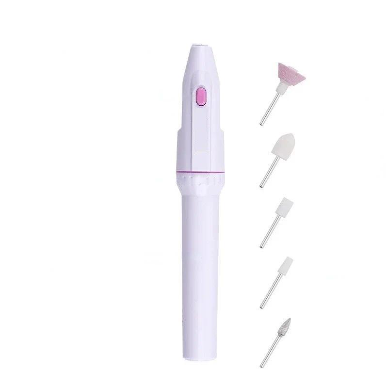 Product Introduction of 5 In 1 Professional Electric Nail Drill Kit Battery Manicure Pedicure Grinding Polishing Nail Art Sanding File Pen Tools Machine 1