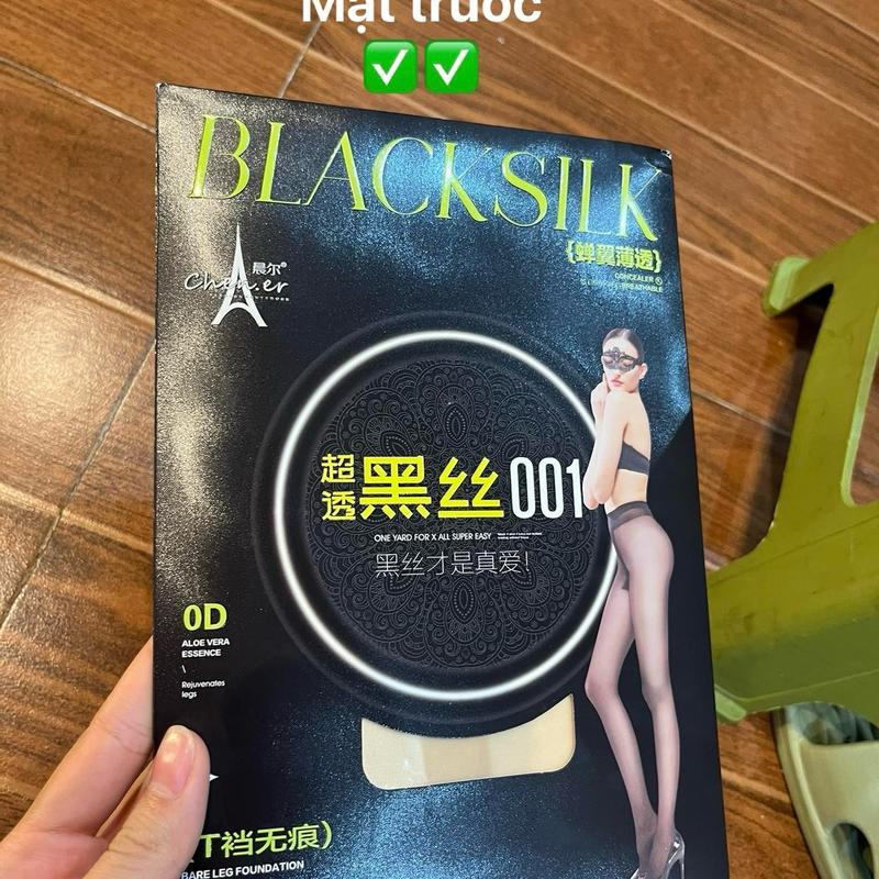 Quần tất tàng hình black silk chuẩn QC MPB