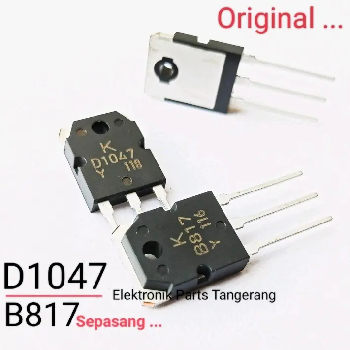 (SATU SET) D1047 B817 TRANSISTOR B817 TRANSISTOR D1047 0