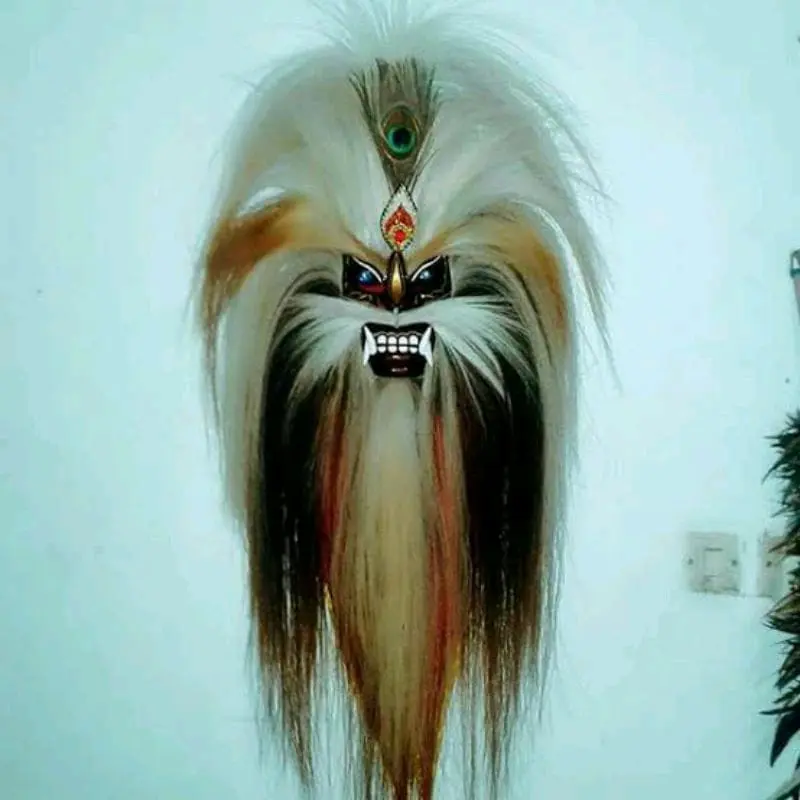 ganongan jambul tingi rambut sintetis all size Bulu Festival Halloween