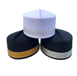 Peci Kopiah Pria Asagofah Pita Bugis / Songkok Peci Kaku Asagofah Kain Kaku Dewasa Haji Hitam Muslim Hitam Muslim Nyaman Topi Standar Putih Santri Tenun Motif Umroh