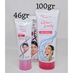 Paket 2 in 1 Fair & Lovely -  Facial Foam Glow & Lovely 100gr Plus Pelembab Glow & Lovely 46gr