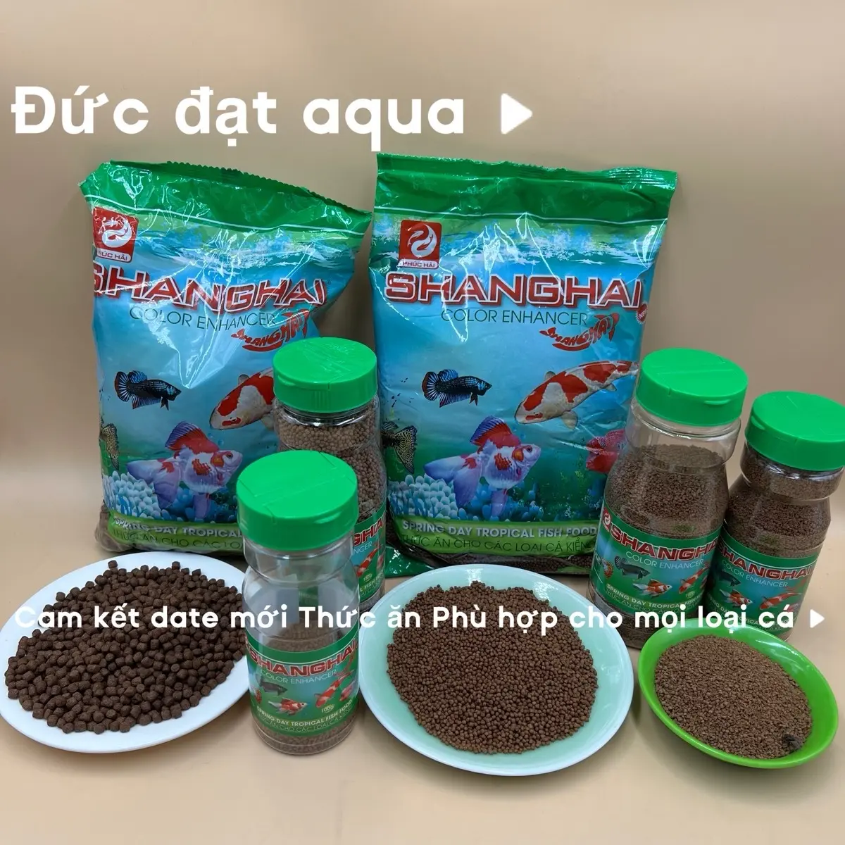 ￼cám cá sanghai túi 500g và lọ 100g-180g