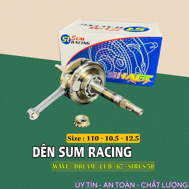 Dên lớn SUM racing 110, đôn 10.5mm, 12.5mm cho xe wave dream cub 67 sirus 50 Phụ Tùng