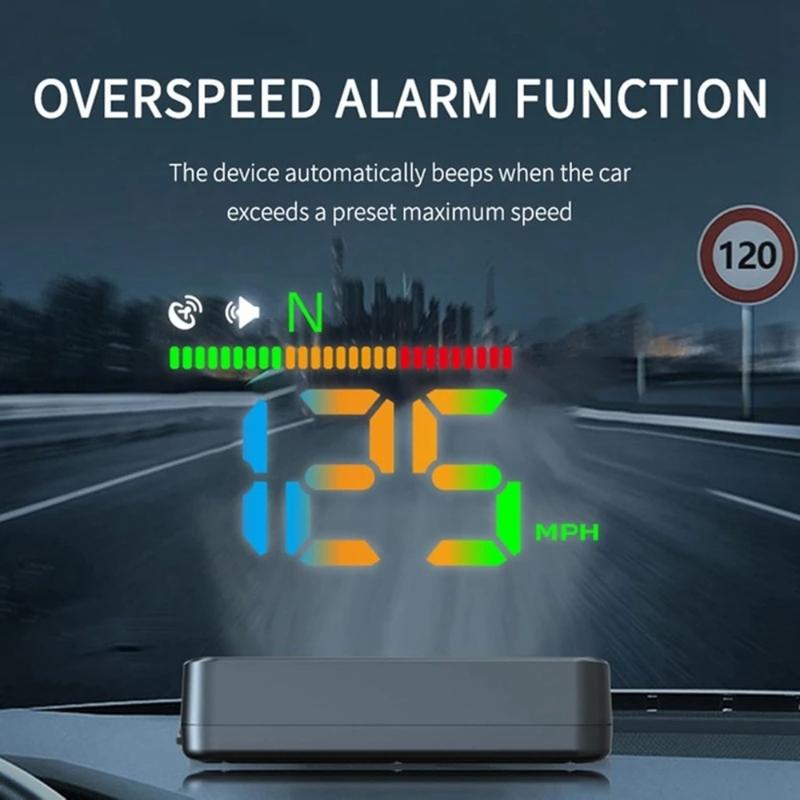 Product Introduction of New Windshield Projector Heads Up Display Auto Electronic Device Multipurpose Speedometer KM/H MPH Digital Speedometer Car 15