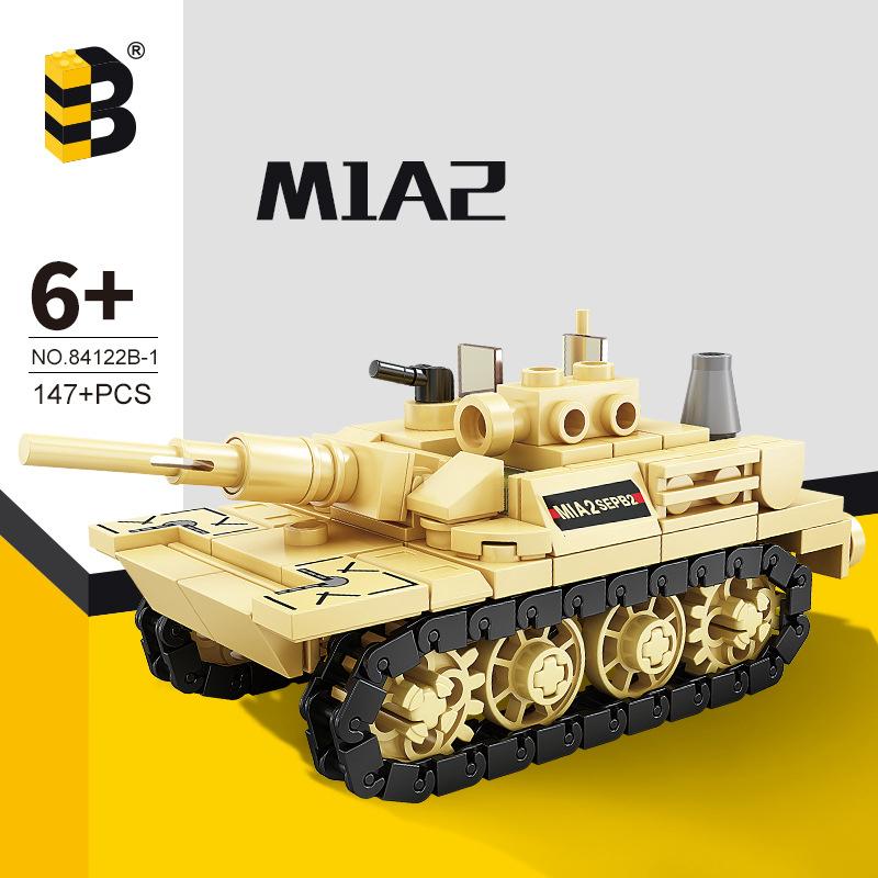 147 Chi Tiết - Bộ Đồ Chơi Lắp Ráp Xe Tăng Chiến đấu/ Đồ Chơi Mô Hình Xe Tăng Bọc Thép Quân Đội